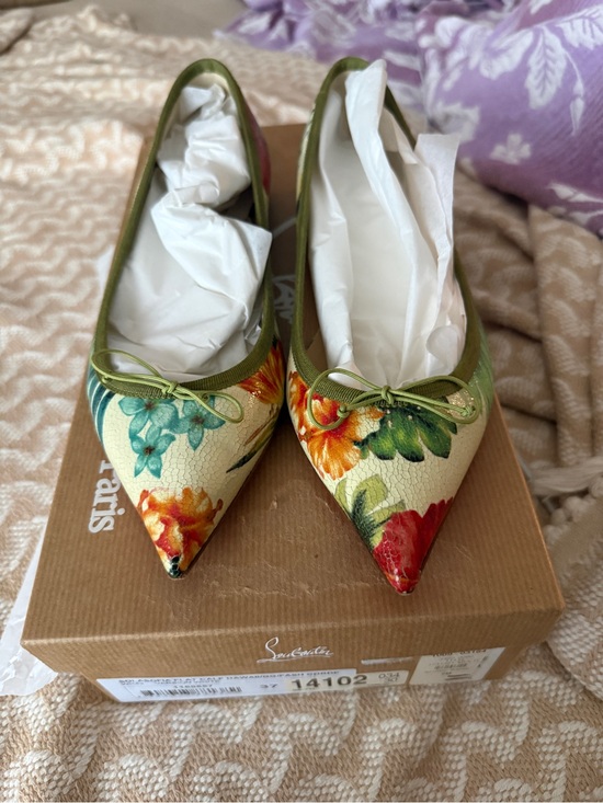 Christian Louboutin Shoes - Christian Louboutin Solasofia Flat Calf size 7B